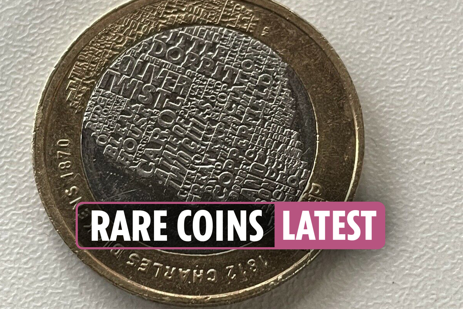 how much is the charles dickens 2 pound coin worth