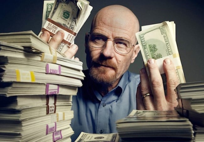 how much money did walter white make