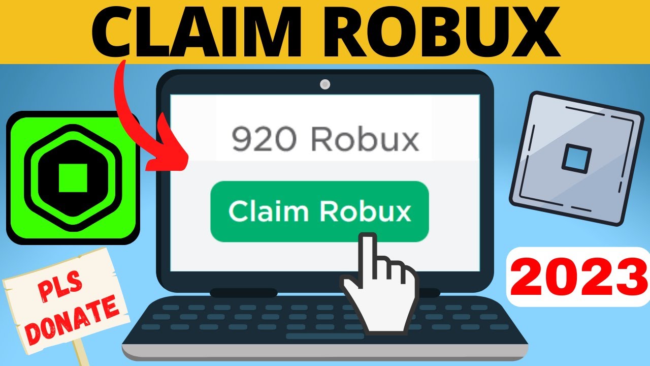 how to claim pls donate robux