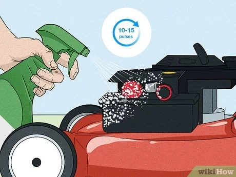 how to clean a lawn mower carburetor without removing it