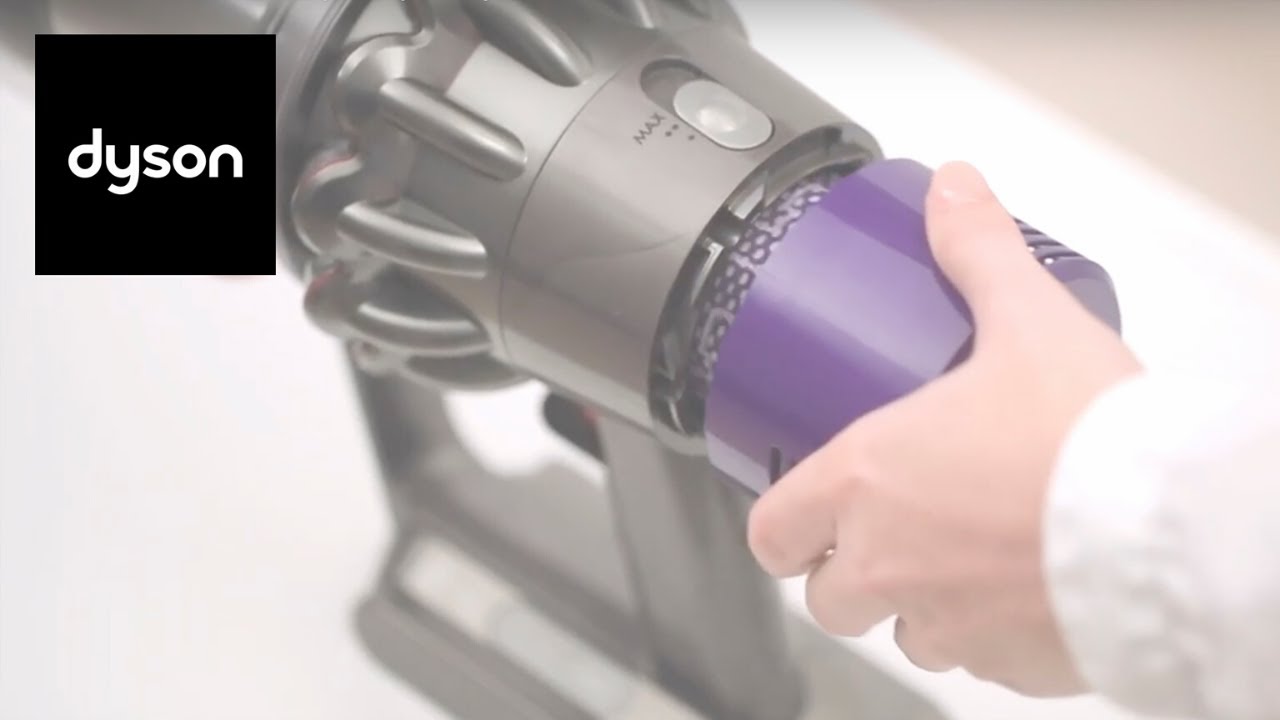 how to clean the filter on a dyson