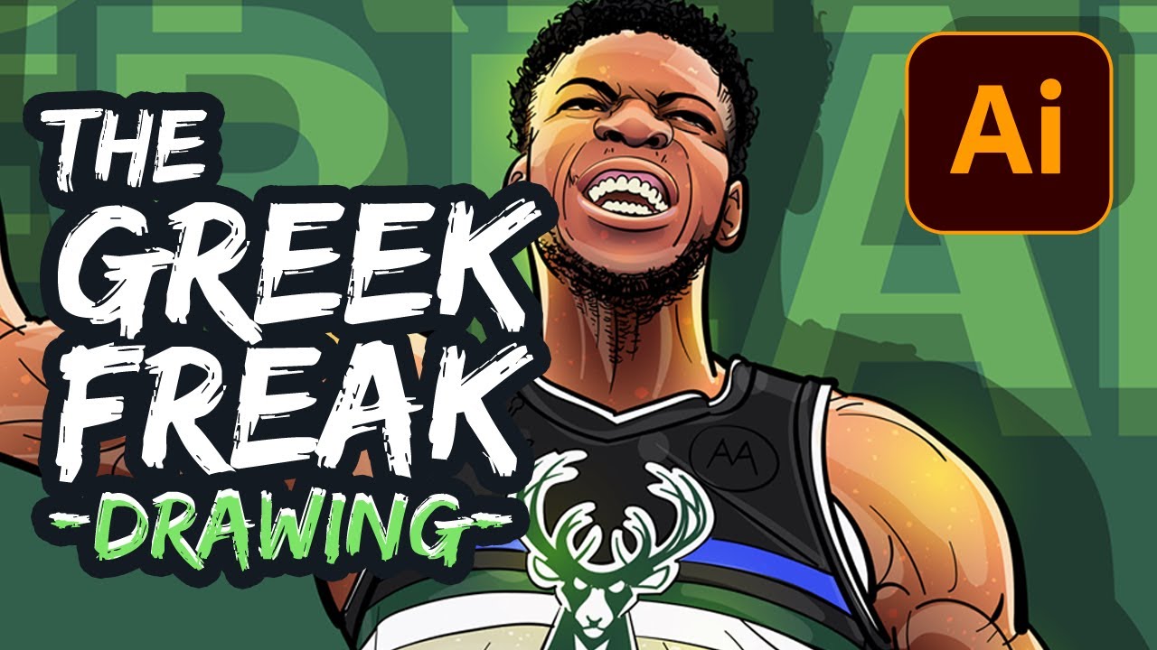 how to draw giannis antetokounmpo easy