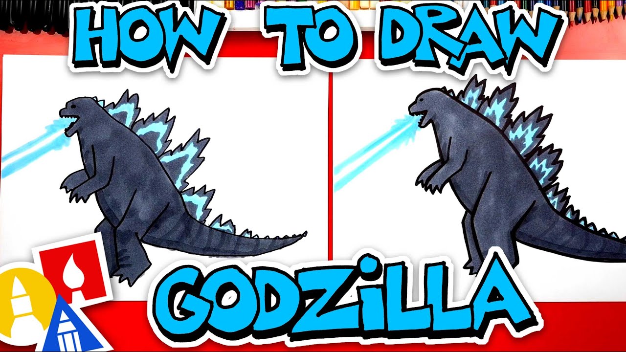 how to draw godzilla