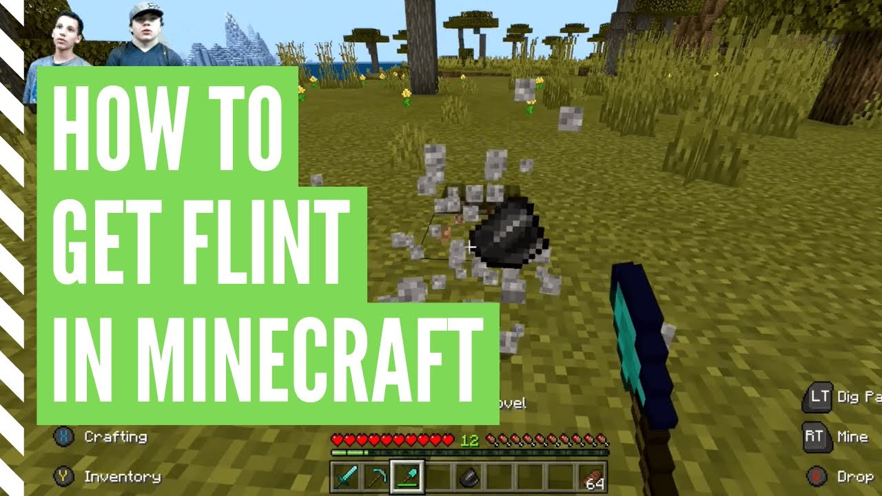 how to find flint minecraft