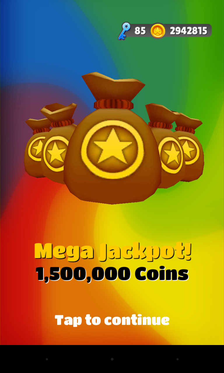 how to get the jackpot in subway surfers