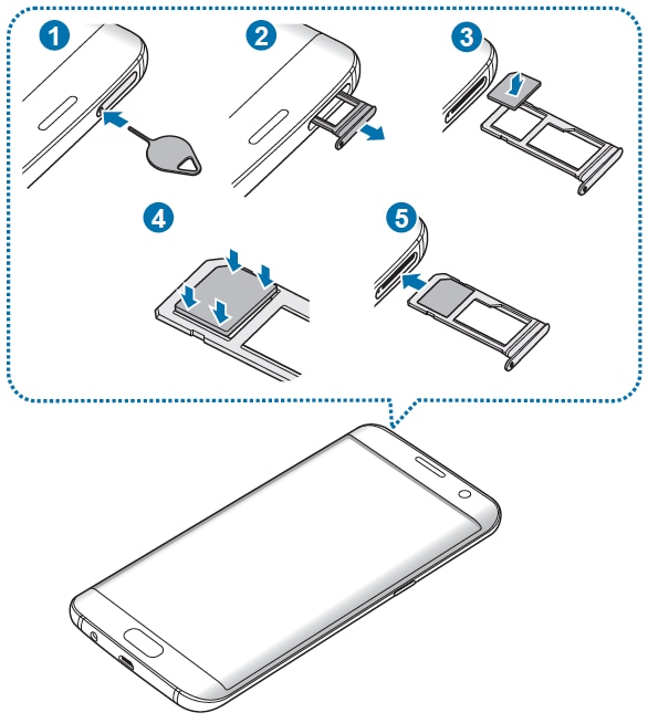 how to insert sim