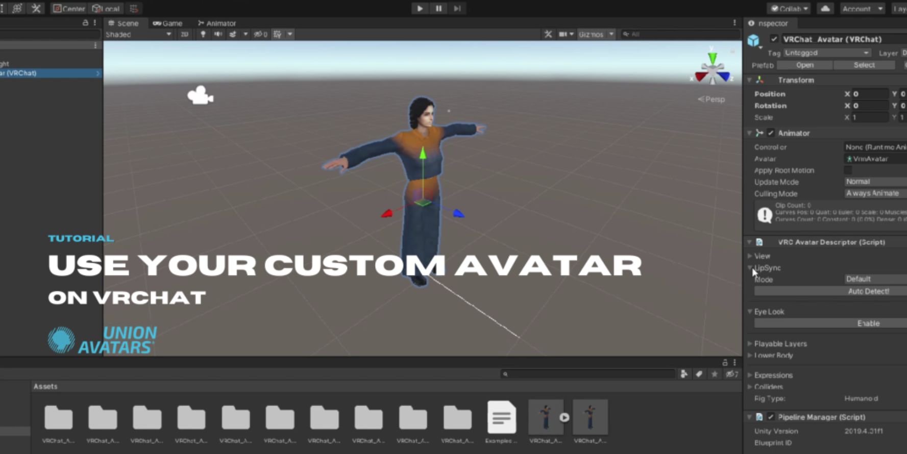 how to make a vrchat avatar