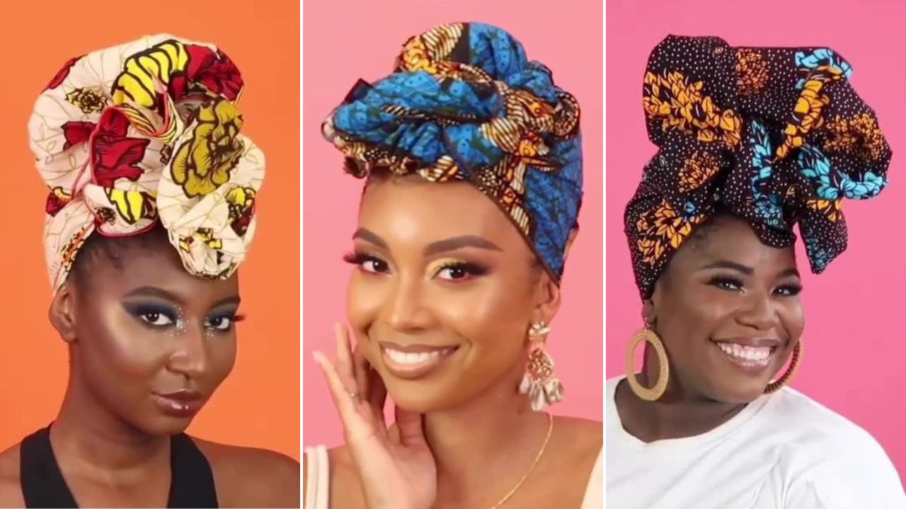 how to make african head wraps