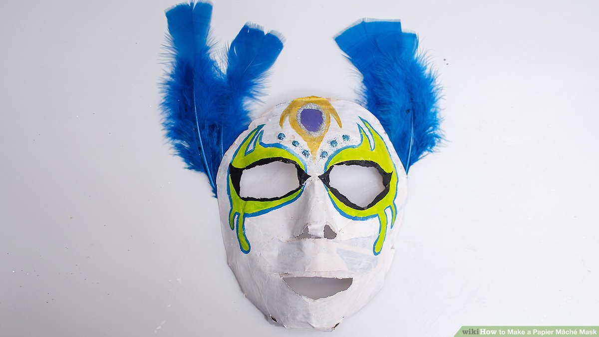 how to make papier mache mask