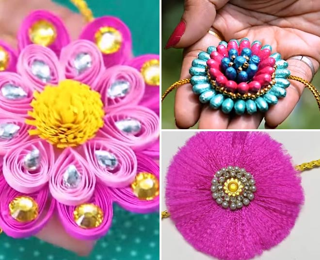 how to make rakhi at home easy and beautiful