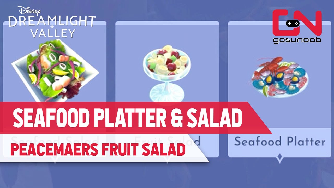 how to make seafood salad dreamlight valley