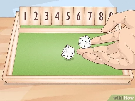 how to play shut the box with 2 players