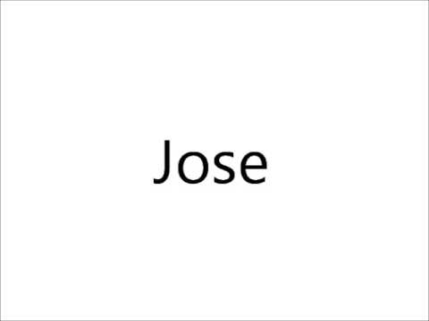 how to pronounce jose