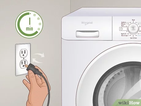 how to restart whirlpool washer