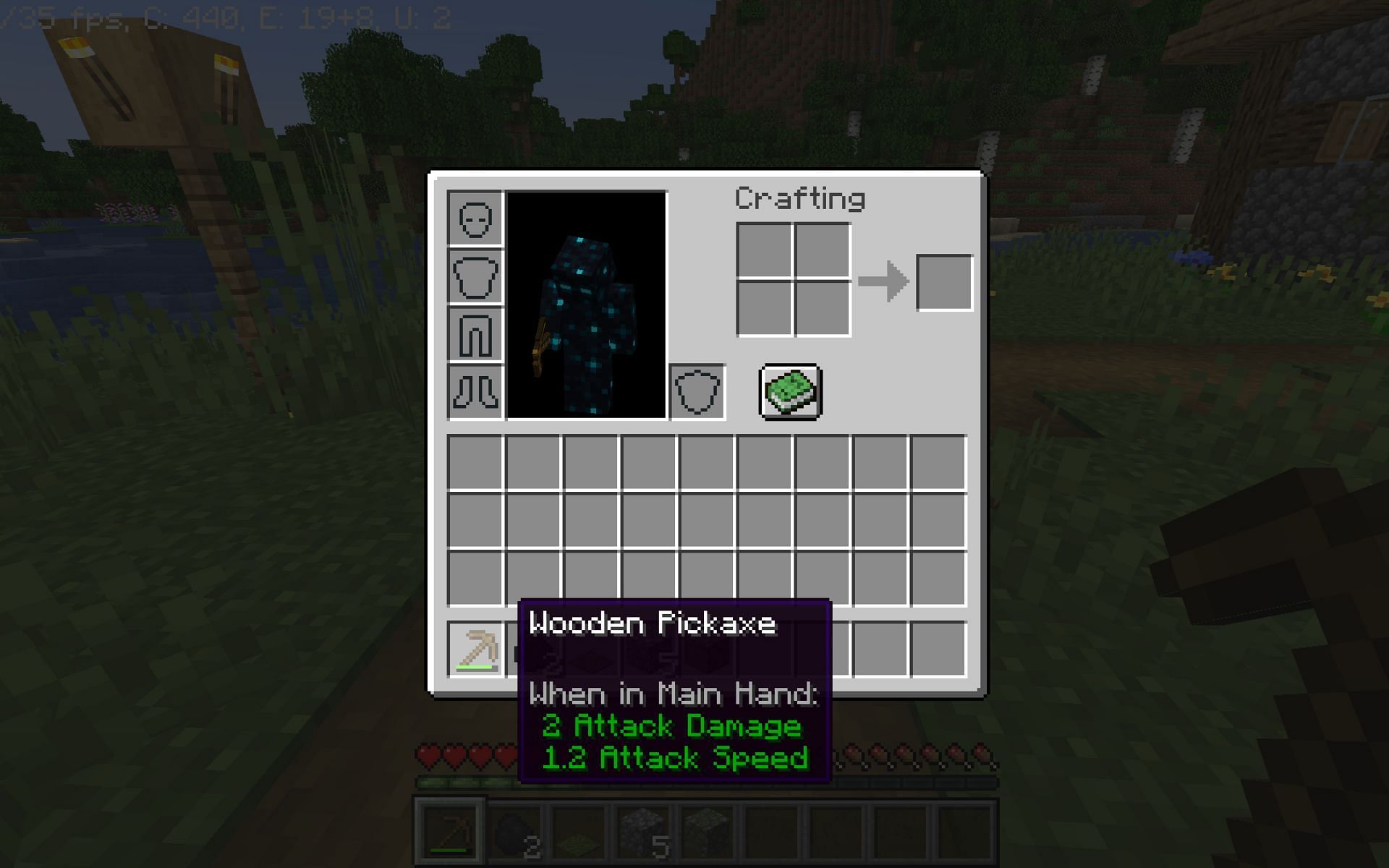 how to see durability minecraft