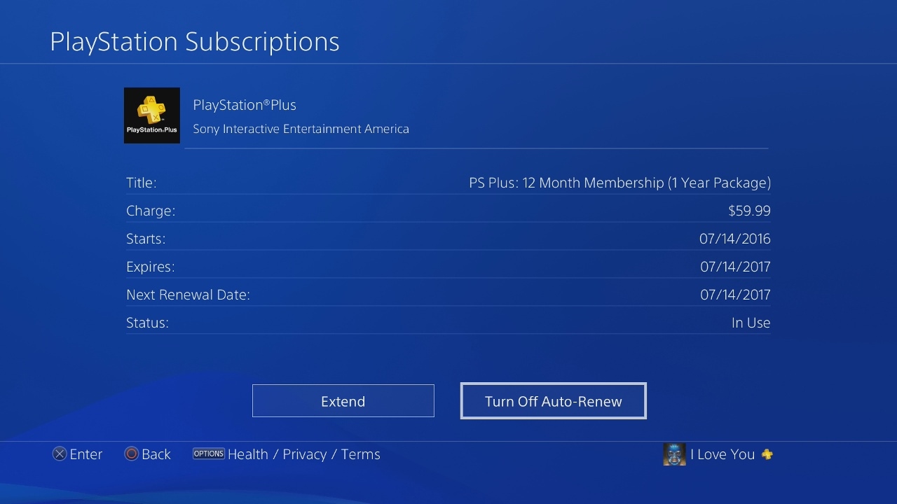 how to stop playstation plus