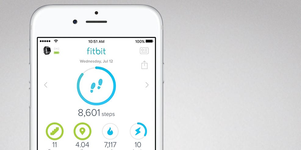 how to synchronize fitbit with iphone