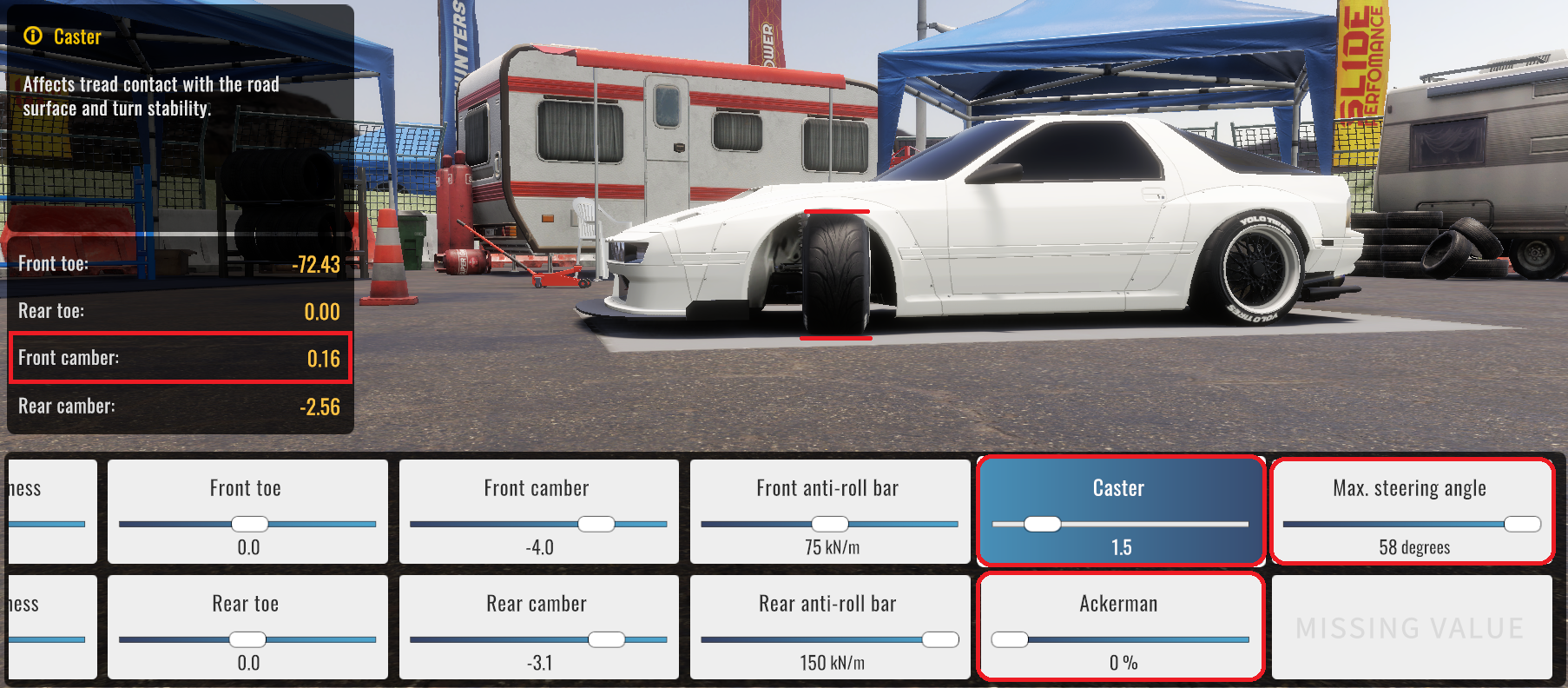 how to tune cars in carx drift racing online