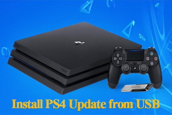 how to update ps4 games with usb