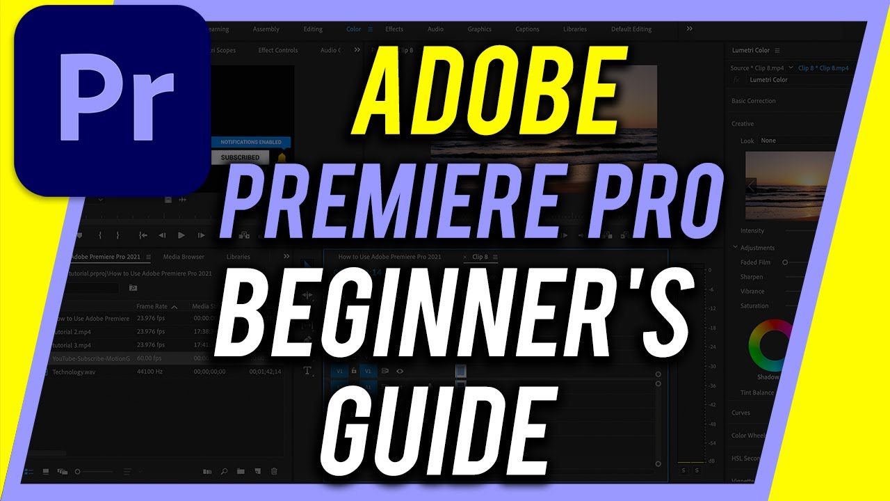 how to use premiere pro