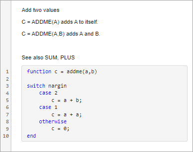 how to write a function matlab