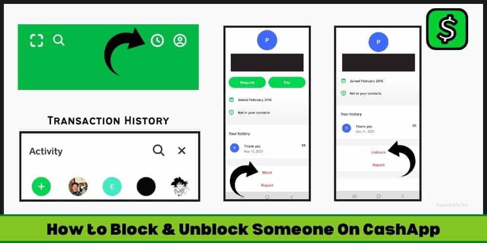 how you unblock someone on cash app
