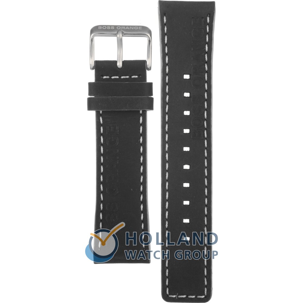 hugo boss watch straps leather