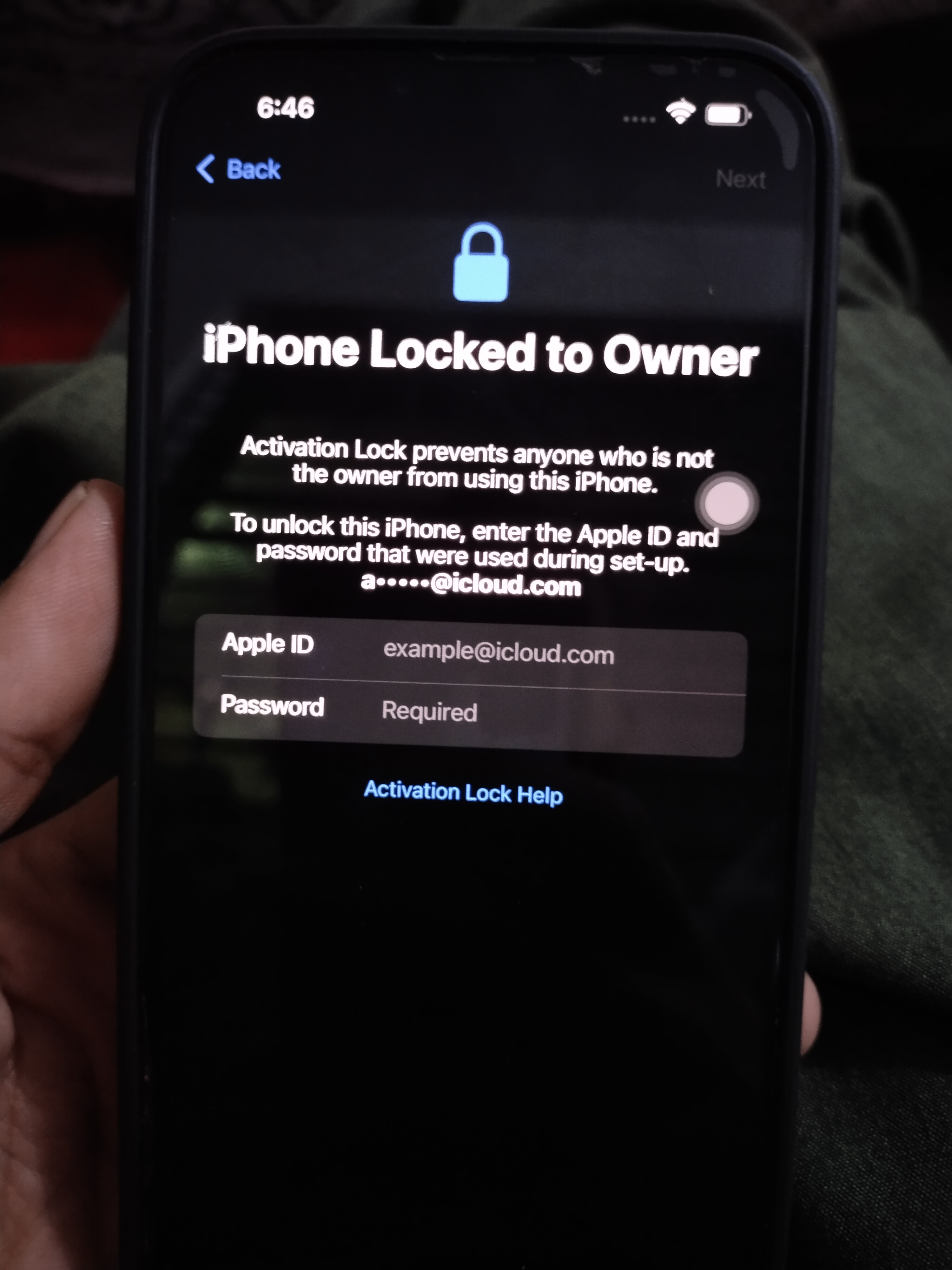 icloud locked phone