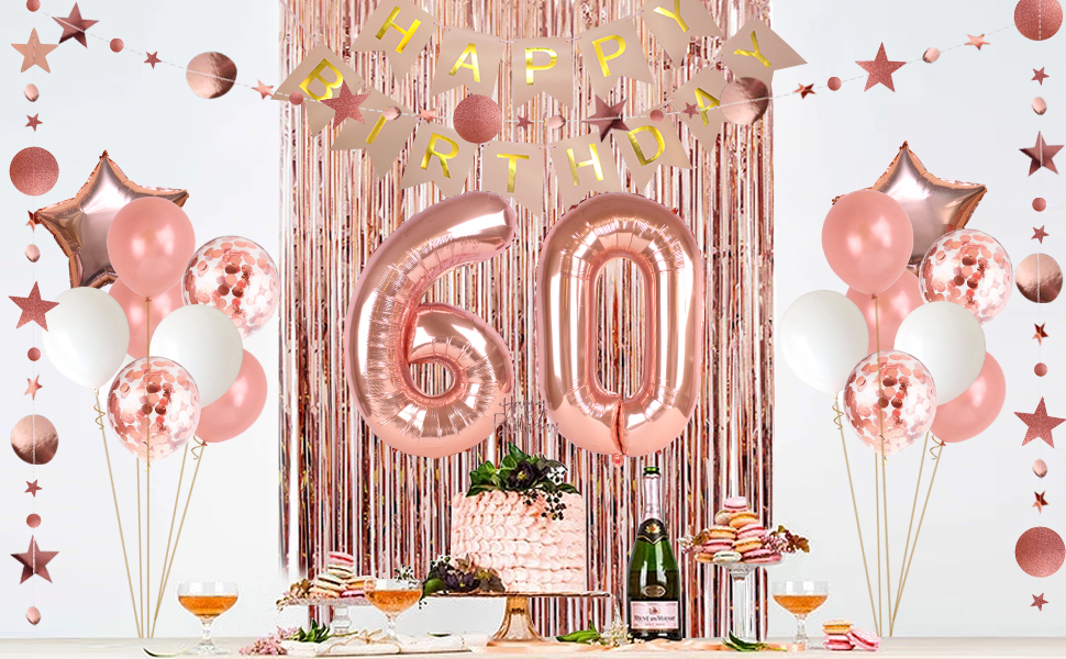 ideas para decorar fiesta de 60 años