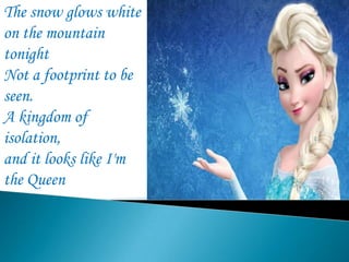 idina menzel let it go lyrics