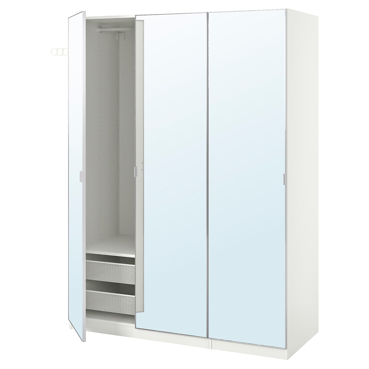 ikea mirrored wardrobe