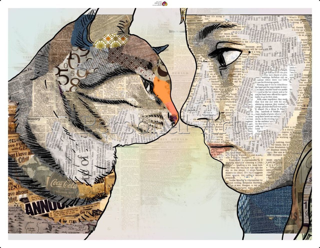 images of newspaper collage