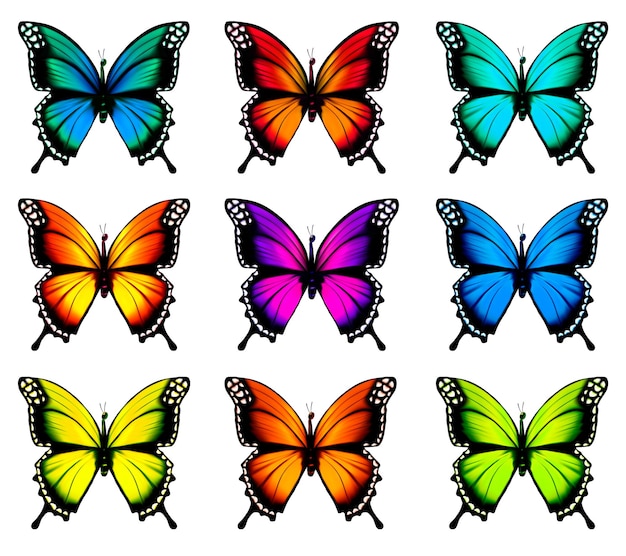 imágenes de mariposas para imprimir y recortar