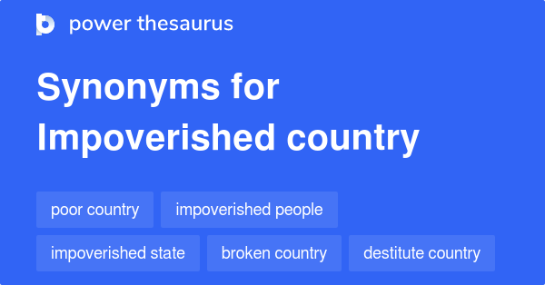 impoverished thesaurus