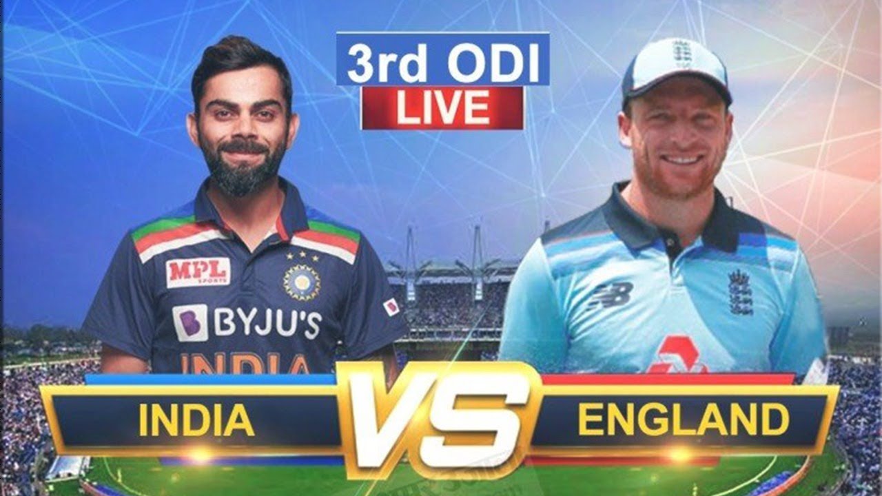 india vs england 3rd odi live score 2021