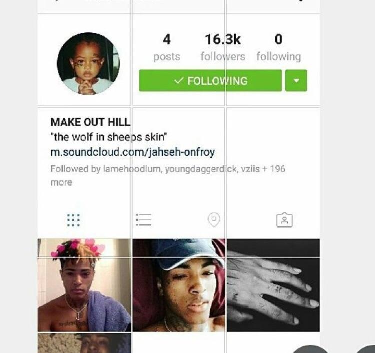 instagram xxxtentacion