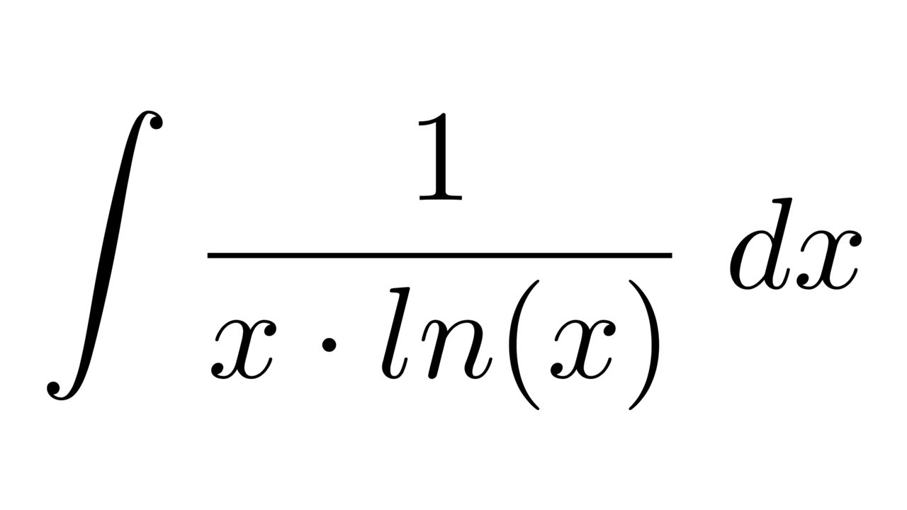 integral of 1 ln x