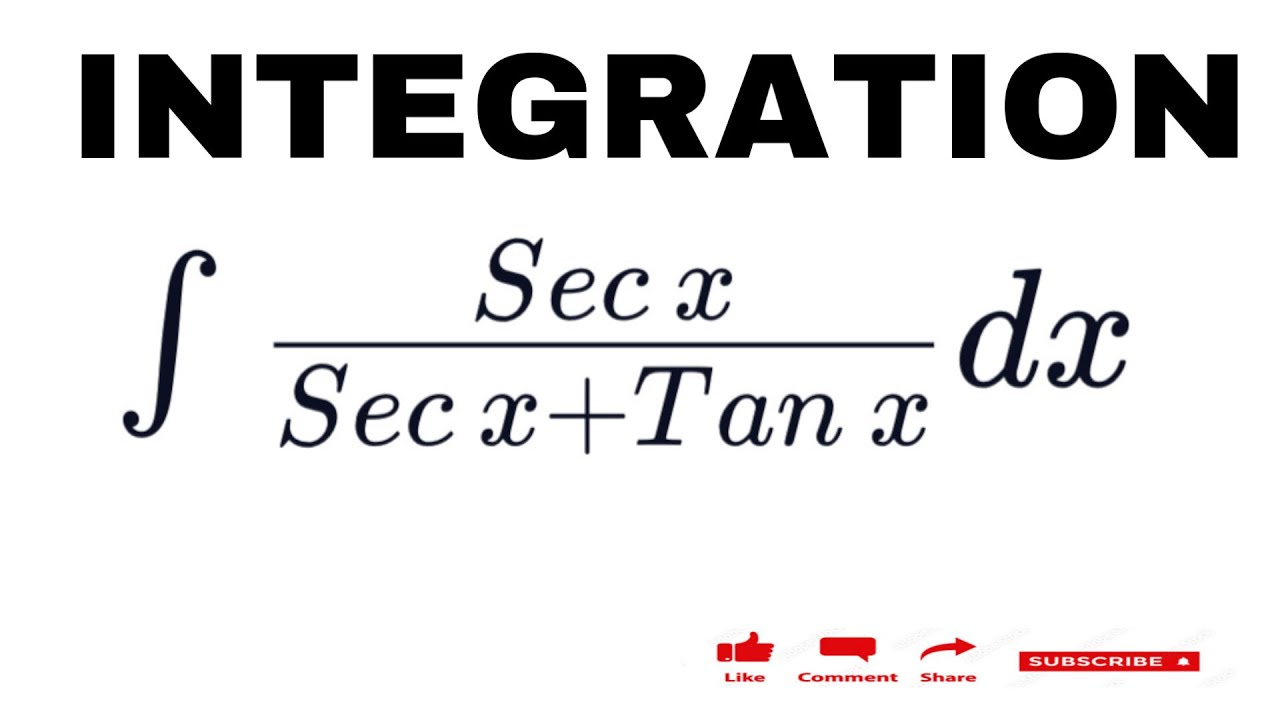 integral secx secx tanx dx