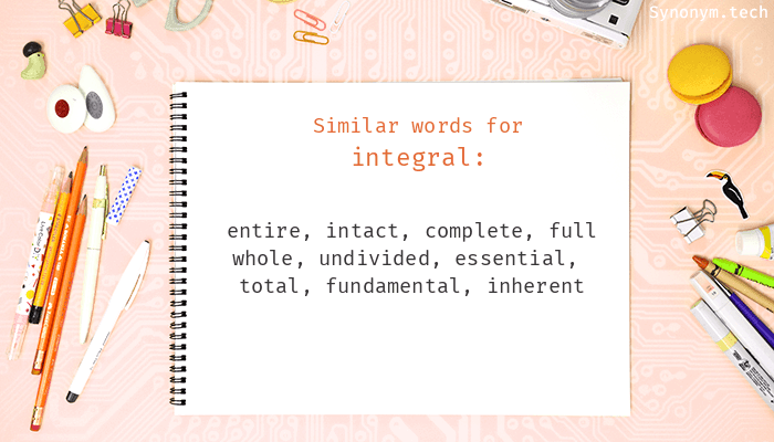 integral synonym