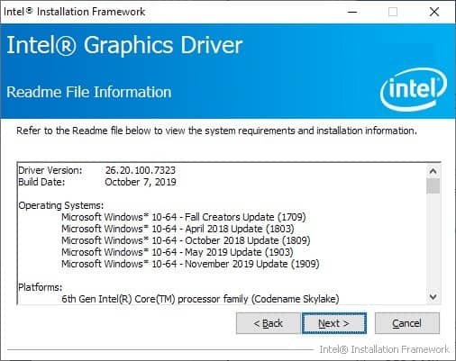 intel graphics 620 driver windows 10 64 bit