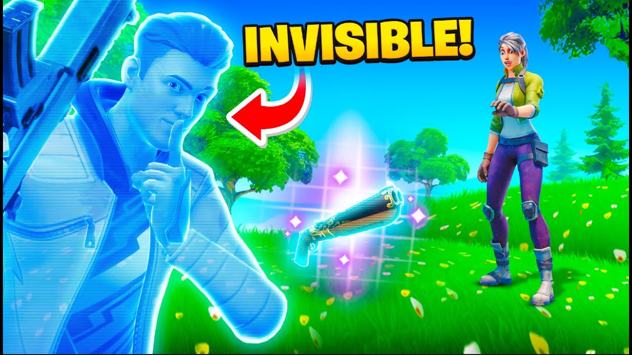 invisible in fortnite