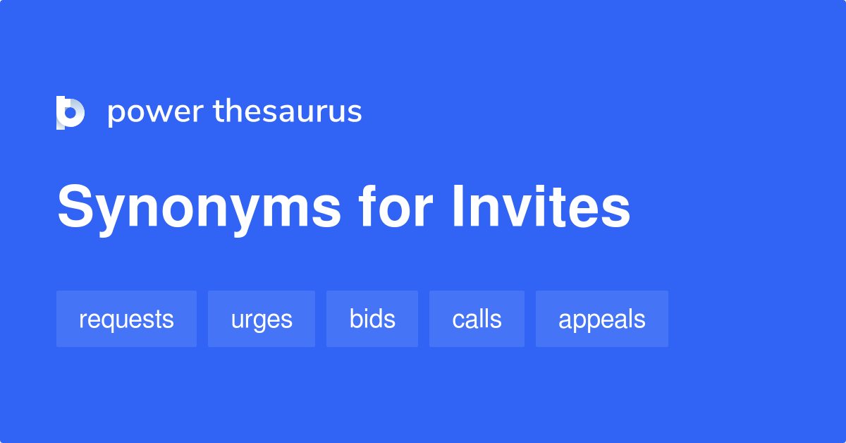 invites synonym