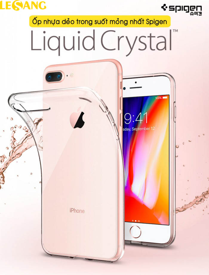 iphone 8 plus case liquid crystal