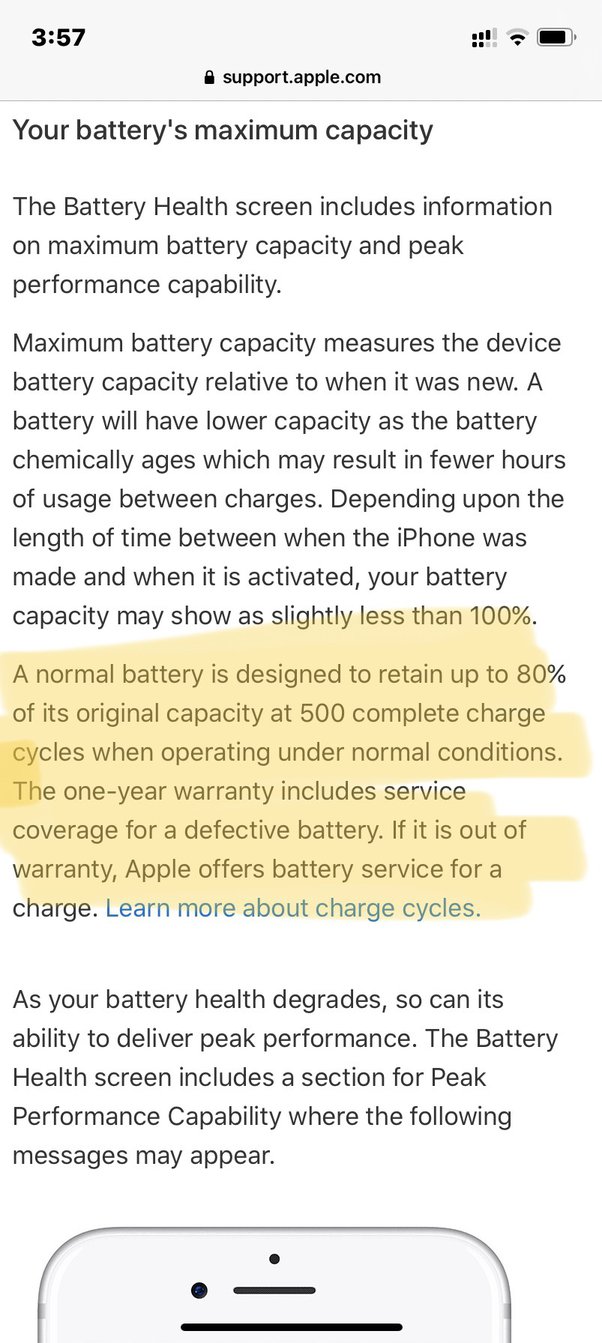 iphone battery health 88 after 2 years