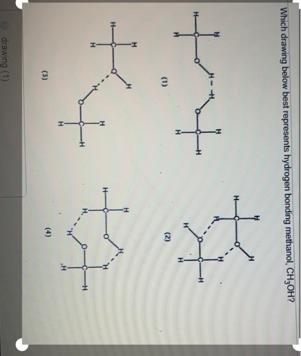 is ch3oh hydrogen bonding