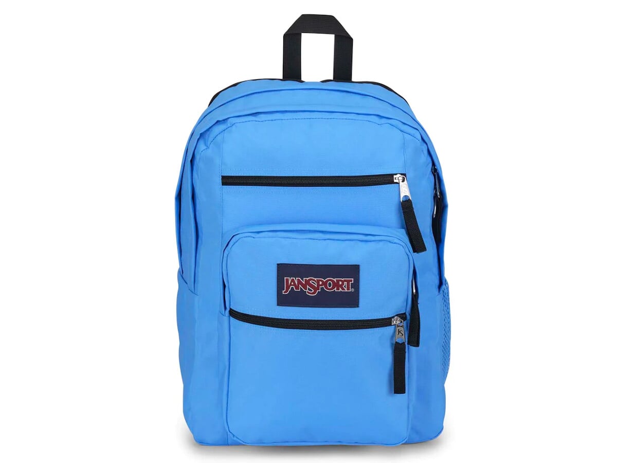 jansport blue big student backpack