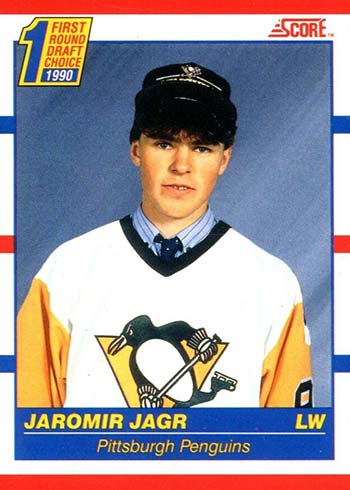 jaromir jagr rookie card worth