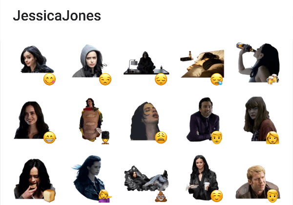 jessica jones stickers