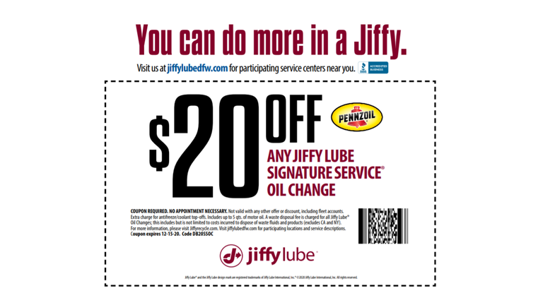 jiffy lube coupons reno