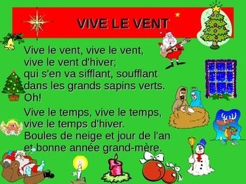 jingle bells in french vive le vent lyrics